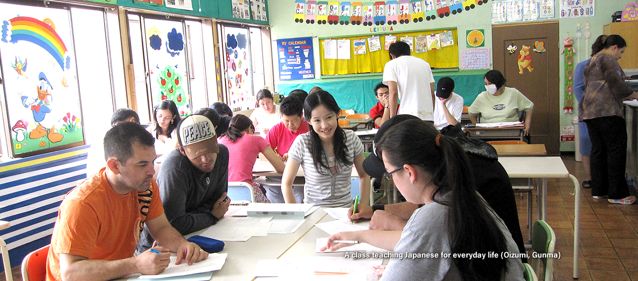 A class teaching Japanese for everyday life (Oizumi, Gunma)